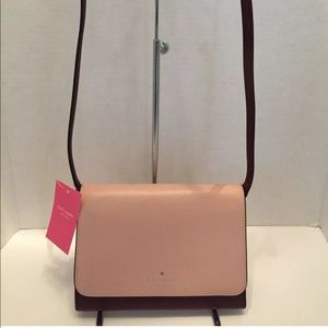 Kate Spade Kerri Cherrywood Flap Wallet Crossbody
